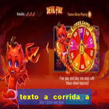 texto a corrida a lagarta lili