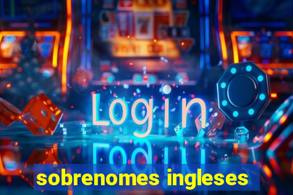 sobrenomes ingleses