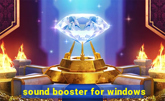 sound booster for windows