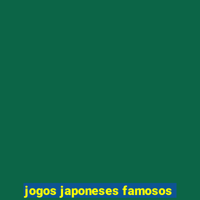 jogos japoneses famosos