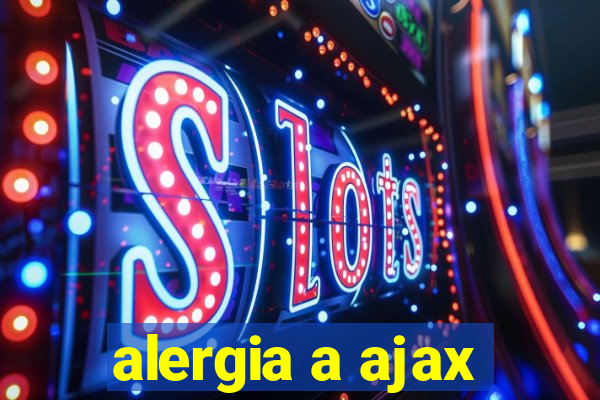 alergia a ajax