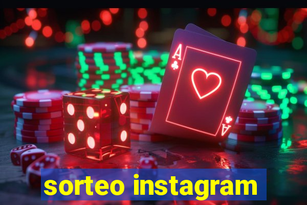 sorteo instagram