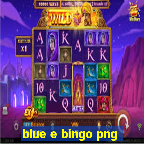 blue e bingo png