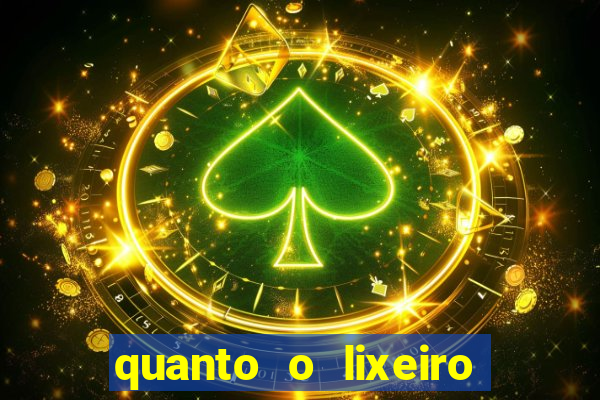 quanto o lixeiro ganha por ano