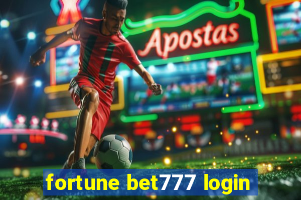 fortune bet777 login