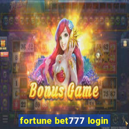 fortune bet777 login