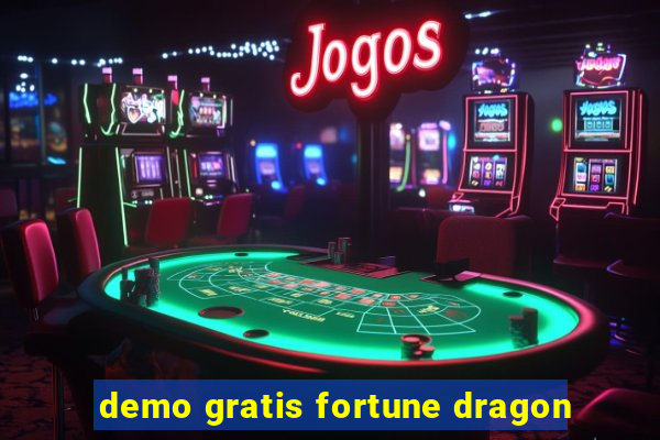 demo gratis fortune dragon