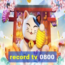 record tv 0800