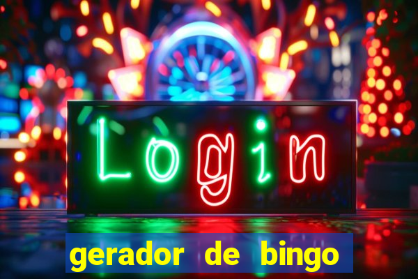 gerador de bingo de palavras