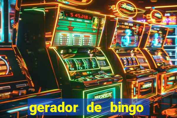 gerador de bingo de palavras