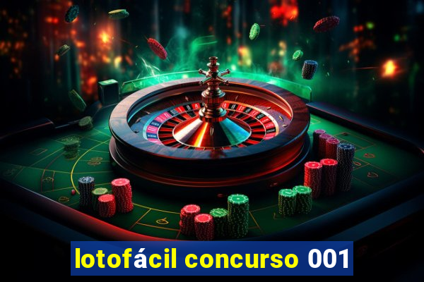 lotofácil concurso 001