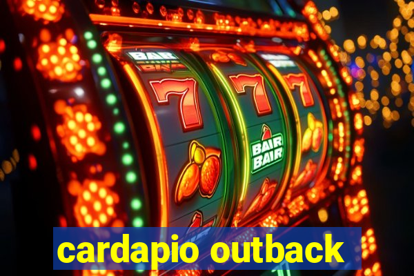 cardapio outback