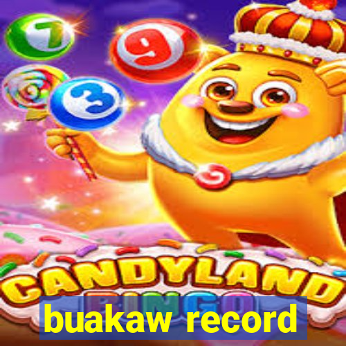 buakaw record