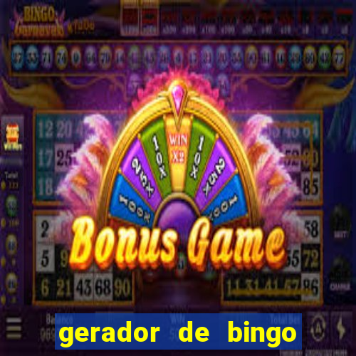 gerador de bingo cha de bebe