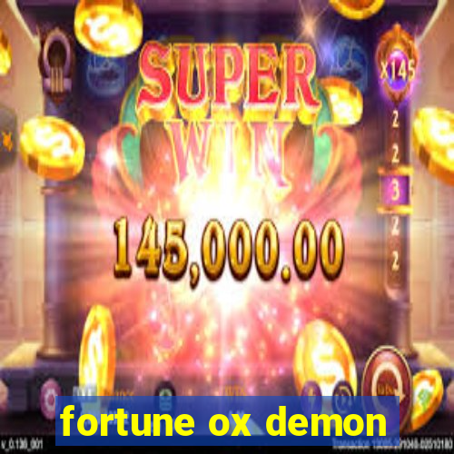 fortune ox demon