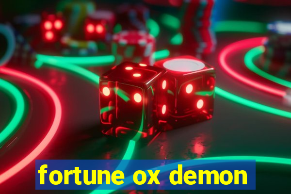 fortune ox demon