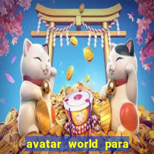 avatar world para colorir e imprimir