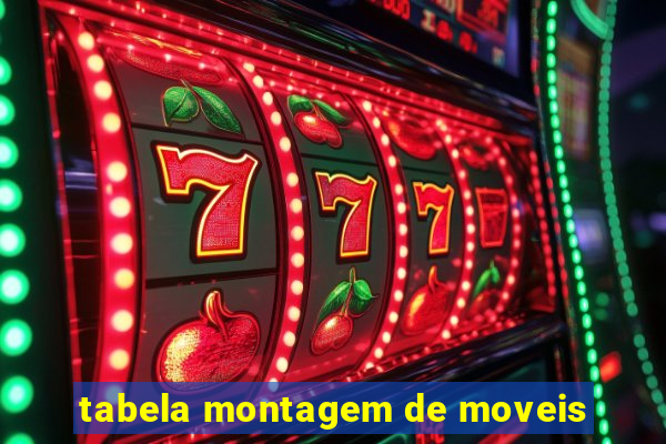 tabela montagem de moveis