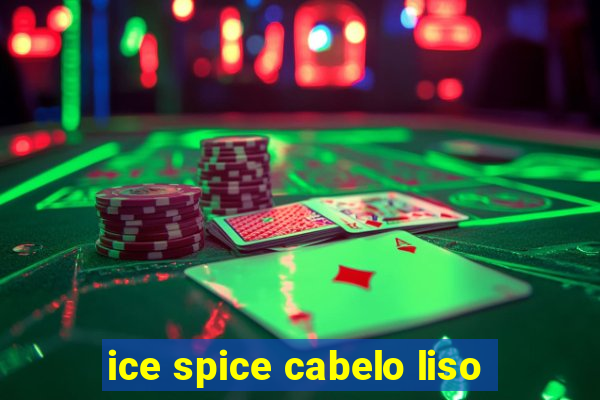 ice spice cabelo liso