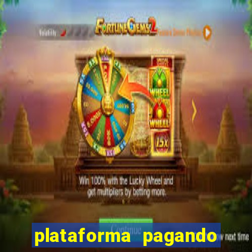 plataforma pagando no cadastro