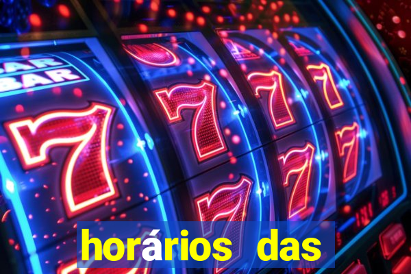 horários das plataformas de jogos