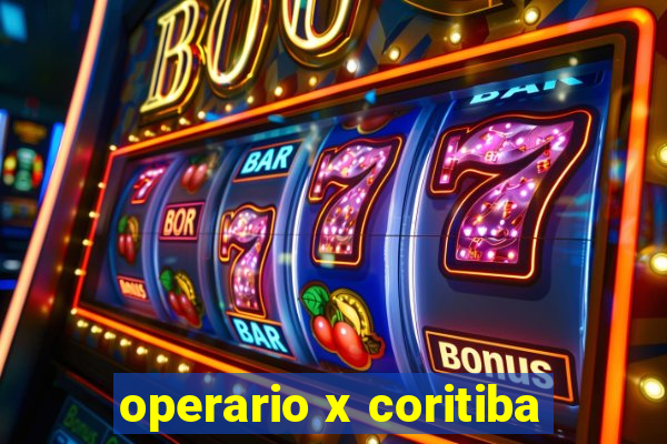 operario x coritiba