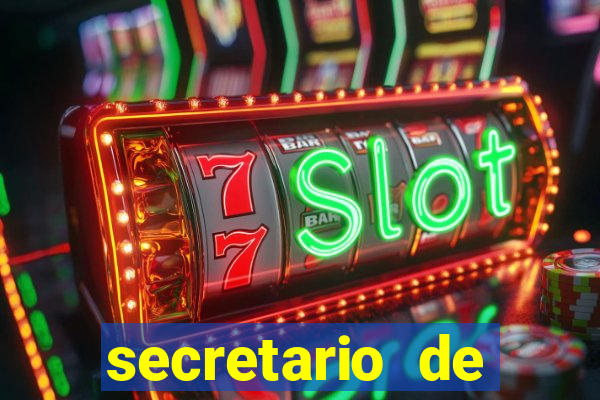 secretario de esporte salario