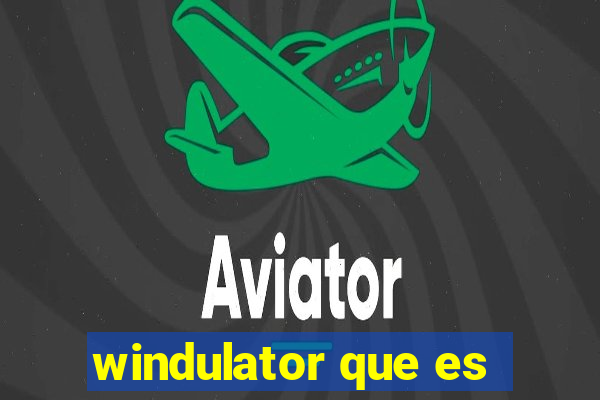 windulator que es