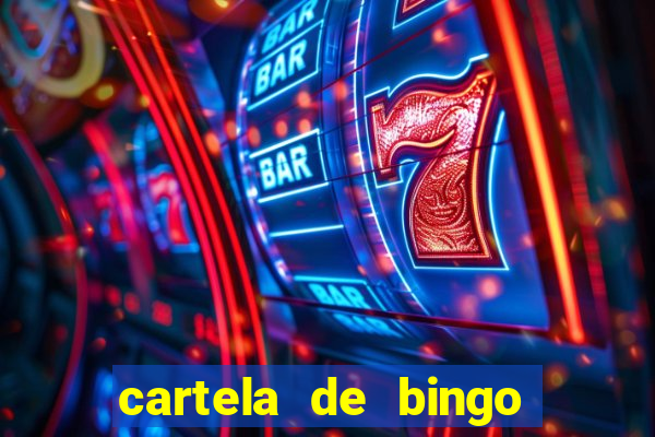 cartela de bingo cha de panela