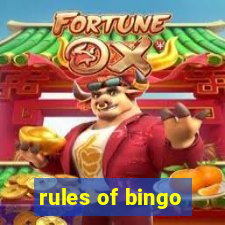 rules of bingo