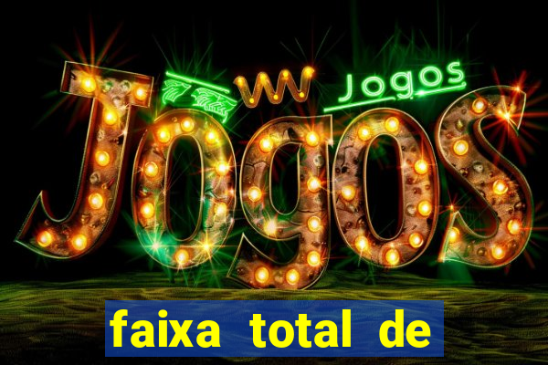 faixa total de gols 2 3 o que significa