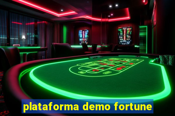 plataforma demo fortune