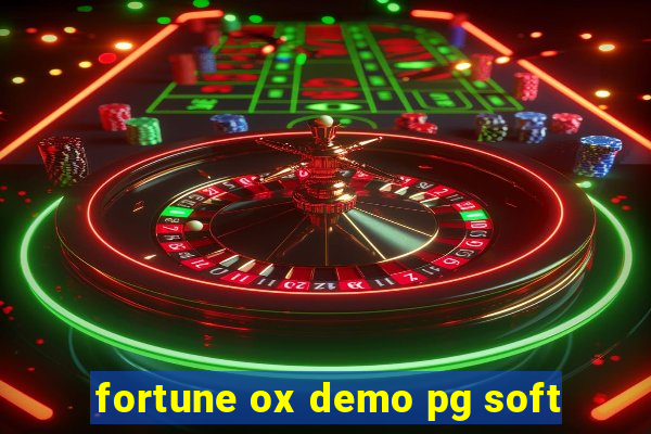 fortune ox demo pg soft