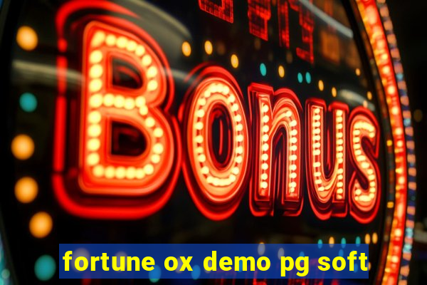 fortune ox demo pg soft