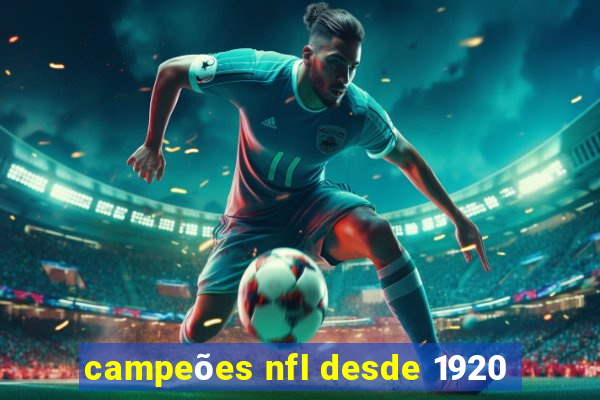 campeões nfl desde 1920