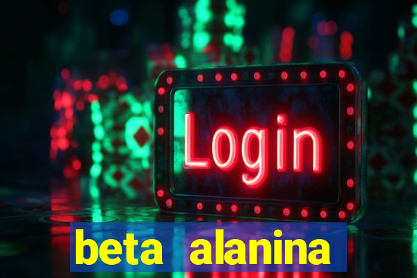 beta alanina aumenta a pressao