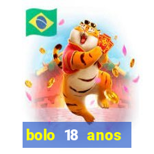 bolo 18 anos masculino futebol