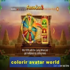 colorir avatar world