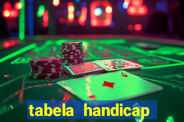 tabela handicap asiatico escanteios