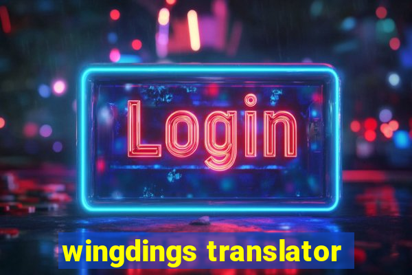 wingdings translator