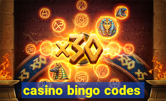 casino bingo codes