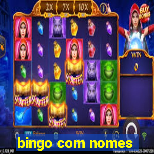 bingo com nomes