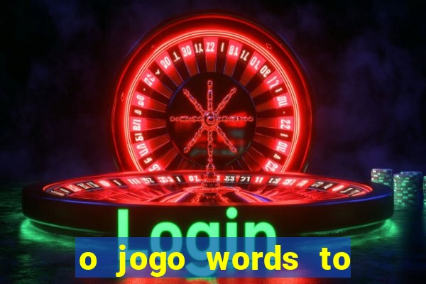 o jogo words to win paga mesmo