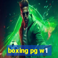 boxing pg w1