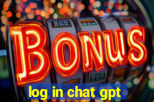 log in chat gpt