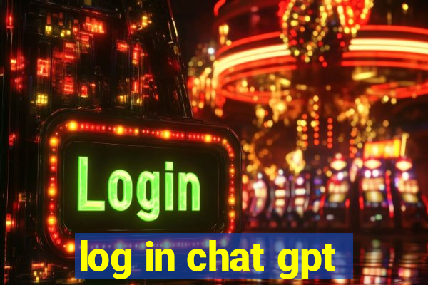 log in chat gpt