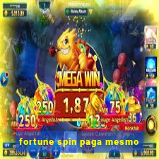 fortune spin paga mesmo