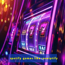 spotify games like receiptify