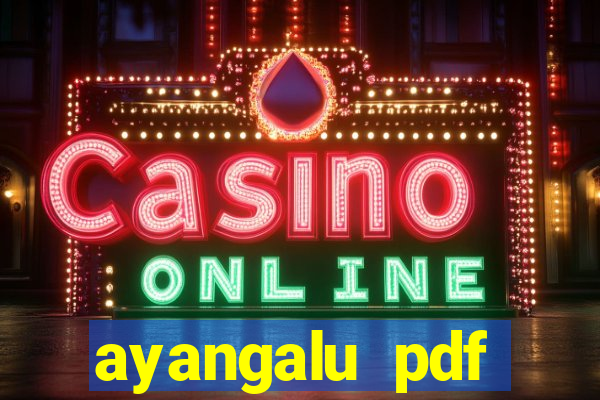 ayangalu pdf ayangalu orisha