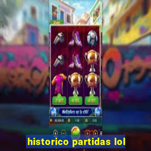 historico partidas lol